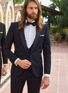 Smoking uomo nero sposo collezione 2022