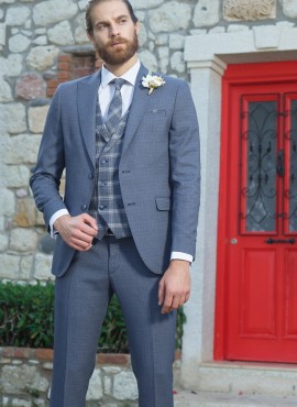 Abiti da sposo matrimonio vintage vestibilità moderna