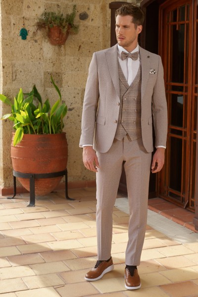 Abito sposo elegante matrimonio stile country chic