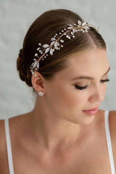 Orecchini sposa placcati oro modello ER4140G