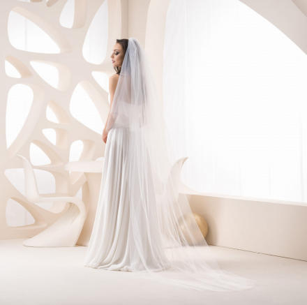 velo sposa in tulle lungo 250 cm in offerta speciale
