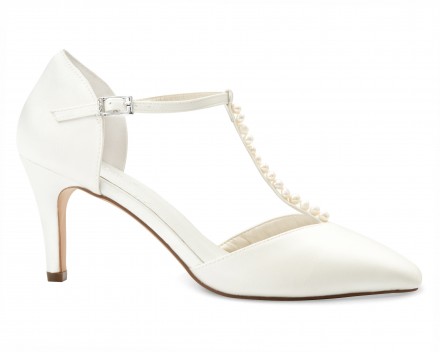 Scarpe sposa cinturino a T modello Sienna