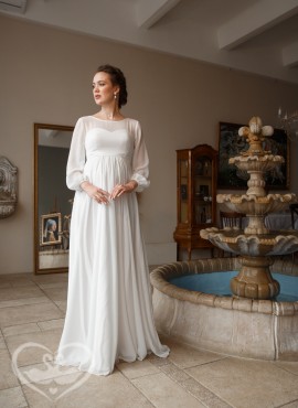 Agata – abiti da sposa premaman stile boho chic