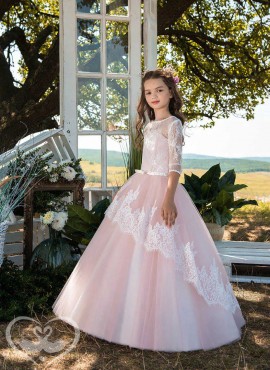 Mirella – Abiti per damigella bambina colorato
