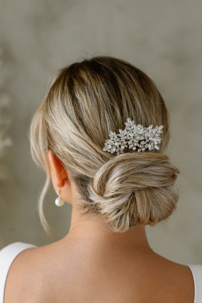 Fermaglio per acconciatura sposa cristalli scintillanti HC6223