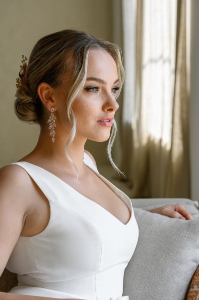 Orecchini sposa eleganti collezione 2023 modello ER023RG