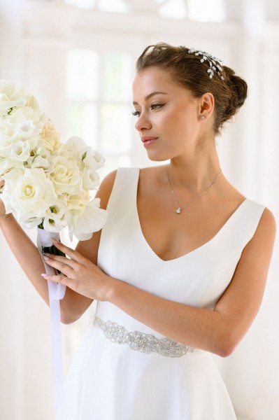 Cintura ideale per impreziosire abito da sposa