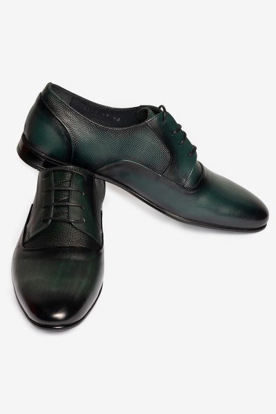Scarpe eleganti uomo verde smeraldo
