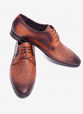 Scarpe eleganti uomo marrone spazzolato