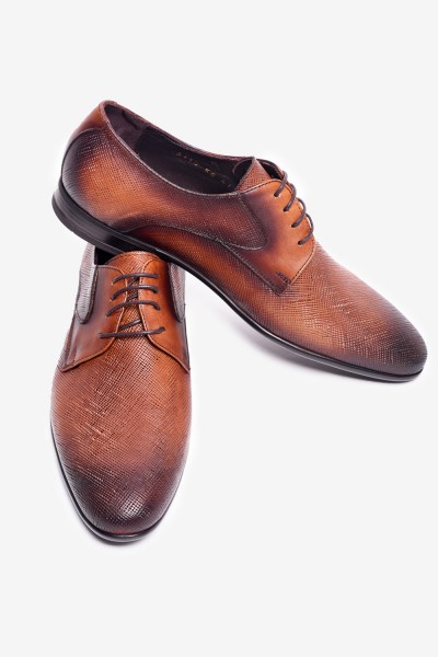 Scarpe eleganti uomo marrone spazzolato