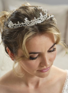Diadema di cristalli per capelli sposa