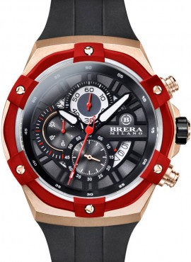 Orologio Brera Supersportivo evo red-gold