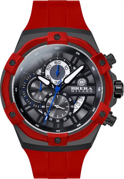 Orologio chronograph Brera Supersportivo evo rosso