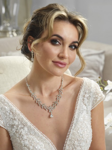 Gioielli sposa realizzati a mano set abbinato