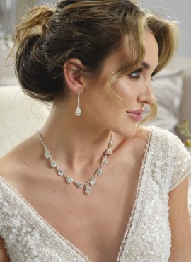 Gioielli sposa abbinati realizzati a mano di alta qualità