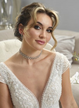 collier sposa e orecchini abbinati