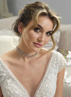 collier sposa set con orecchini abbinati