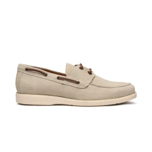 mocassini da barca beige