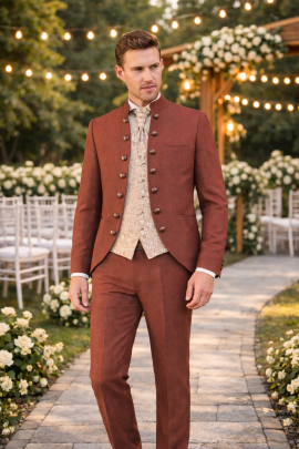 abito da sposo coreano elegante moderno slim fit