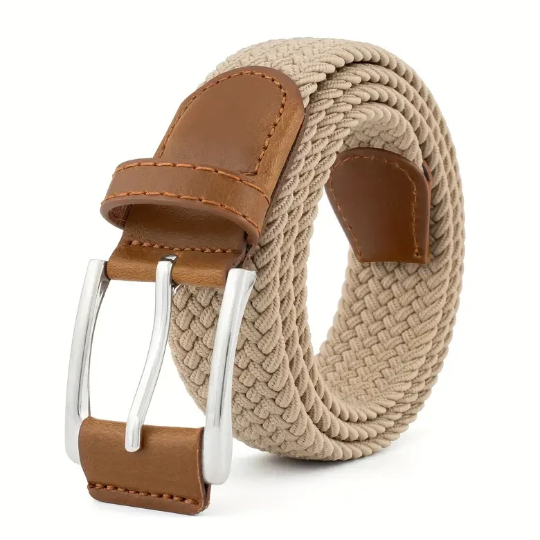 cintura intrecciata beige