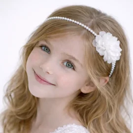 Cerchietto Perle Bambina Cerimonia