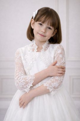 coprispalle bambina in pizzo saldi