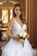 primo piano corpetto abito da sposa 2026