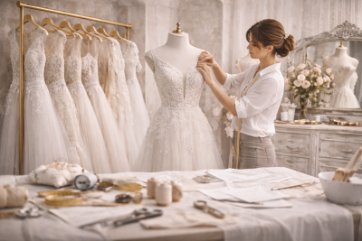 Qualità garantita Sposatelier: sartoria su misura, controllo qualità e pagamenti sicuri