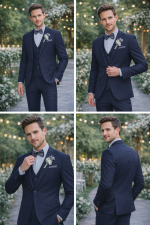 collage sposo diverse inquadrature