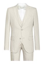 completo sposo beige