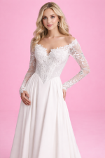 dettaglio corsetto abito da sposa in pizzo ricamato