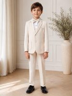 abito-cerimonia-bambino-beige-elegante