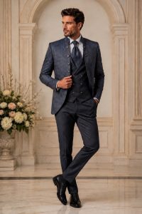 abito da sposo damascato stile barocco
