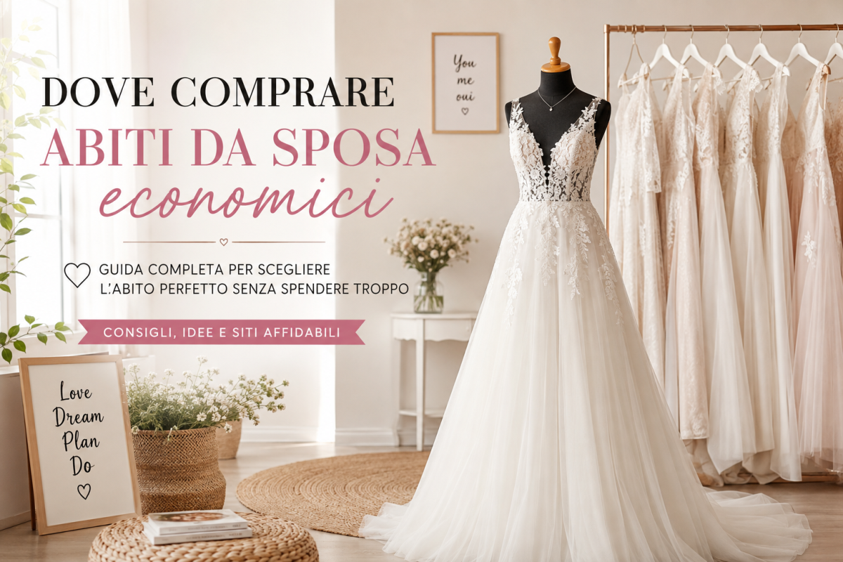 dove comprare abiti da sposa economici
