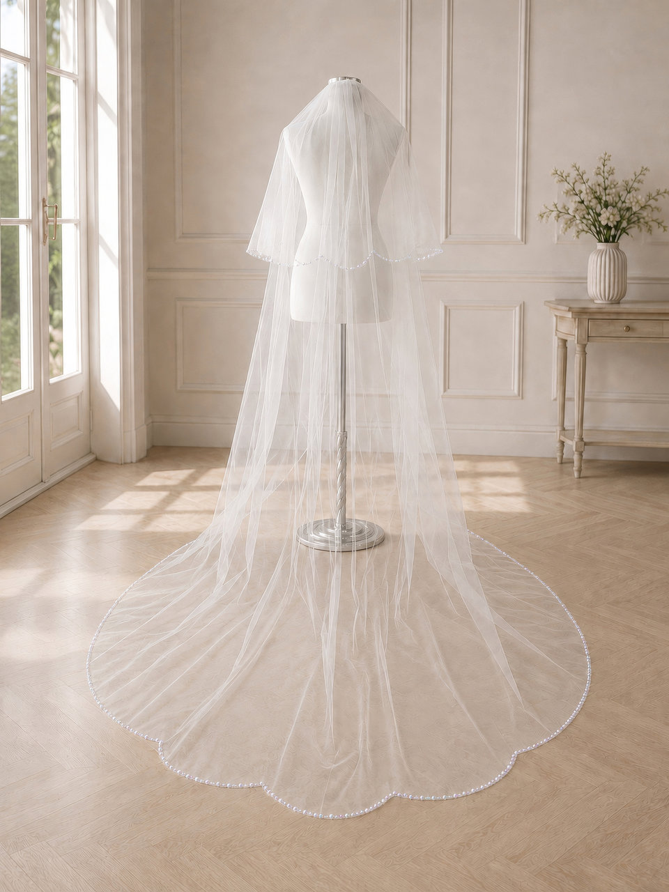 velo-sposa-calata-perle-cristalli-250-cm.jpg Velo da sposa con calata perle e cristalli lungo 70/250 cm