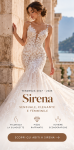 Abito da sposa a sirena 2027–2028 con pizzo raffinato e silhouette aderente