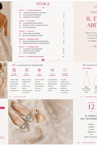 indice bridal book