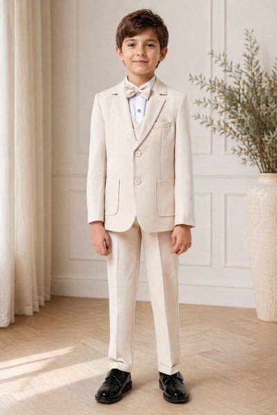 abito-cerimonia-bambino-beige-elegante
