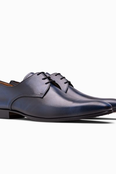 Dress Shoe Lucca Leather Blue 5