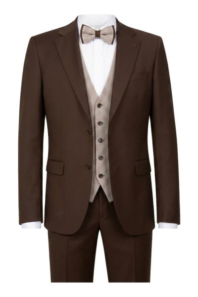 abito marrone matrimonio