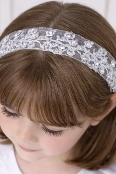 fascia battesimale pizzo pregiato