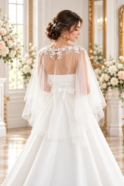 Sposa in Elegante Sala Fiorita