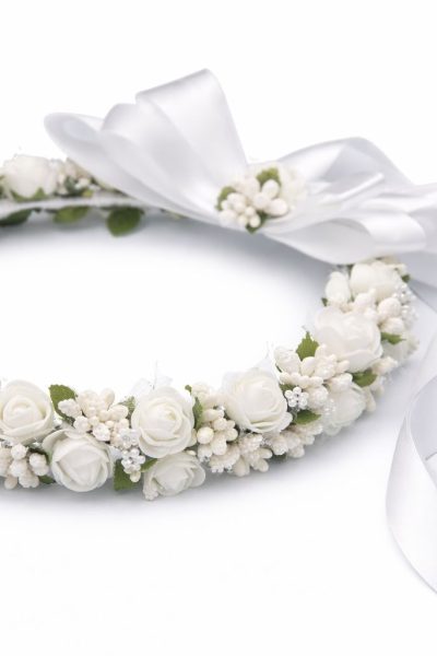 ghirlanda capelli bambina artigianale