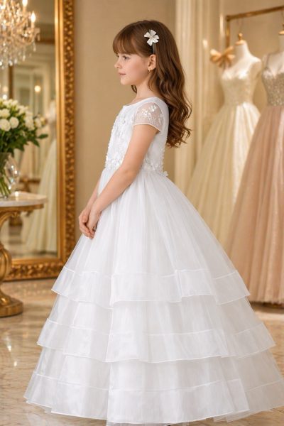 abito comunione vista laterale