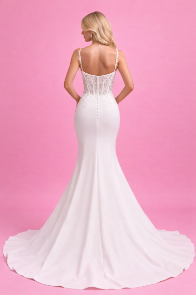 abito sposa sirena elegante