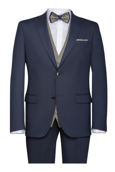 abito sposo gilet a contrasto