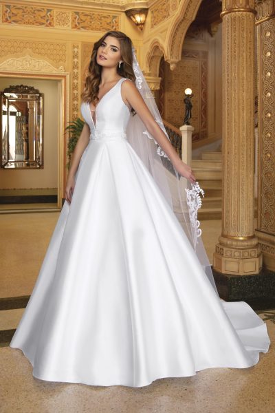 abito da sposa mikado stile principessa 2026