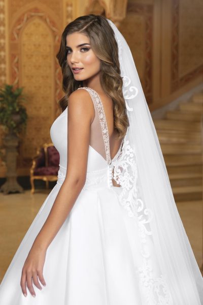 abito sposa mikado