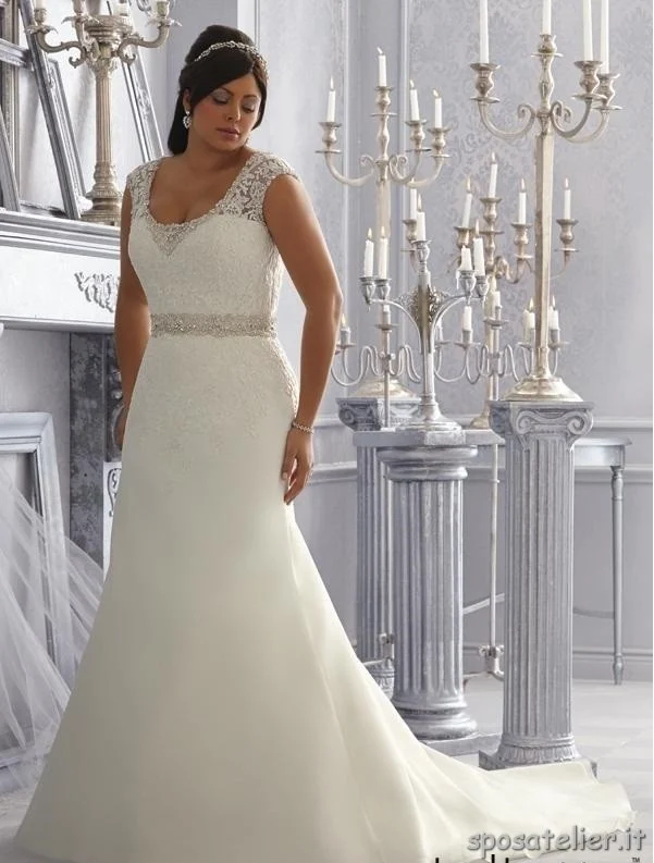 Abito da sposa taglie forti 2015