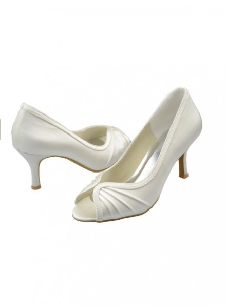 Scarpe Sposa Semplici eleganti con Tacco Medio